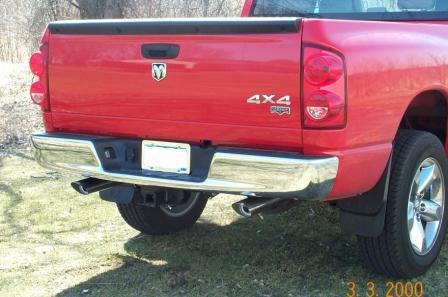 2006 2007 Dodge Ram 1500 with 5.7L Deep Tone Dual Exhaust